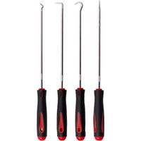4 pièces Tournevis Coudé Jeu de Crochets Outil à dégarnir l’Habillage de Porte Habillage Porte Extracteur Joint Injecteur