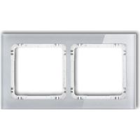 Karlik Doppelrahmen DECO grau 16 cm x 9 cm