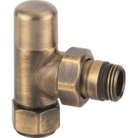 Abgewinkeltes Absperrventil in antiker Bronzefarbe Arteclima 11112MB Bronze