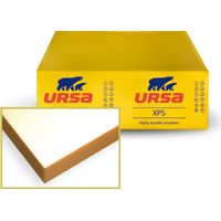Ursa – Panneau d'isolation en polystyrène extrudé 1250 × 600 mm Ep.20mm – R 0,6 – Forte résistance à la compression – Isolation thermique sous chapes