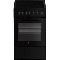 Cuisiniere vitrocéramique - INDESIT - I5V3PCB - 4 foyers - 7700 W - L50 cm - Noir