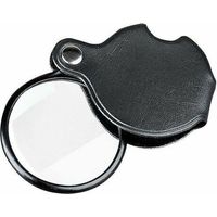 Pair Mini loupe de poche6x loupe de bijoux portable pliable avec protection en métal