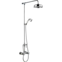 Traditional Exposed Thermostatic Shower Valve & Kit (1 Outlet) - Chrome - Balterley