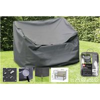 Housse de Protection Banc de Jardin 160 cm Imperméable en Polyester 420D