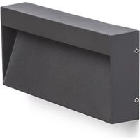 Faretto Plafoniera AQILA RC da parete grigio antracite 230V LED 6W IP54 3000K