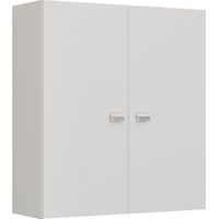 Smart' Doppeltür-Badezimmer-Wandeinheit Cm.63 X 25 X H.71