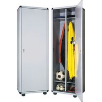 Armadietto Spogliatoio doppio sporco pulito Easy L 59 x P 40 x H 175 cm grigio chiaro
