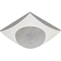 DÉTECTEUR DE PRÉSENCE KNX 360°, 4 PYRODÉTECTEURS, CONTRÔLE À LUMIÈRE CONSTANTE, BLANC PUR MAT MDT SCN-P360K4.03