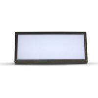 Balise Murale Extérieur Encastrable Rectangulaire 12W IP65 Noir