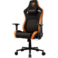 Cougar Defensor F Gaming-Stuhl schwarz und orange komfortabel
