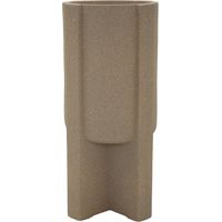 Cache-Pot Design "Moai" 80cm Marron