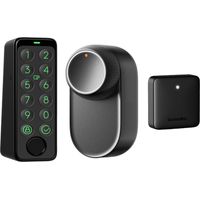 SWITCHBOT SERRURE ULTRA WIFI CONNECTÉE AVEC ÉCRAN TACTILE DE KEYPAD, VERROUILLAGE DE PORTE À EMPREINTE DIGITALE, VERROUILLAGE DE