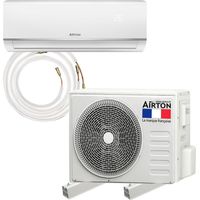Airton – Climatiseur réversible 5270W – Technologie ReadyClim pour installation facile – Convient jusqu'à 60m² – Support sol inclus