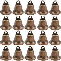 Carillon rétro, couleur bronze, jeu de 20 pièces, 38 mm. Carillon à vent rétro, en forme de coquille, carillon à vent en métal, petit carillon à vent, carillon à vent rétro, pour animaux de compagnie,