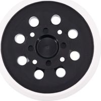 Hartes Schleifpad, compatible con Bosch (Ø 125 mm, dureza media, con sistema, accesorio para lijadoras excéntricas PEX 300 AE, 400 AE, 4000 AE)