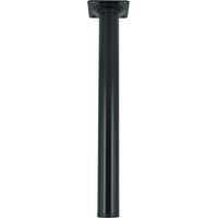 PIEDINO ACCIAIO DIAM. 30 CM.10 COLORE NERO. Prezzo per 1 pezzo.