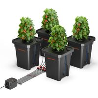 2025 Spider Farmer DWC Hydrokultur System, 7-Gallon Tiefwasseranbau, 4-Fässer