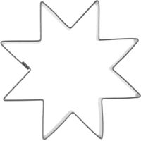 Emporte-pièce étoile en acier 6 cm