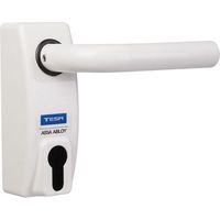 TESA maniglia a leva reversibile con serratura a chiave - Bianco - MMODMBSCBL