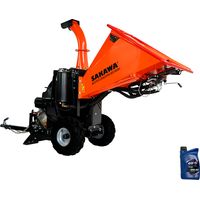 Biotrituradora SAKAWA BS1600 motor 15CV Arranque Eléctrico + Aceite 4 Tiempos