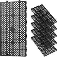 Palettes en Plastique Emboîtables Lot de 6 Palettes de Sol