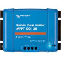 Régulateur solaire 30A 12/24V MPPT 100/30 – Détection automatique tension – Protection surchauffe – 1 entrée panneaux et batteries – Victron Energy