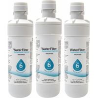 3 Packs LT1000P/PC/PCS Refrigerator Filter Cartridge, MDJ64844601, ADQ74793501, ADQ7479350 Replacement Refrigerator Water Filter