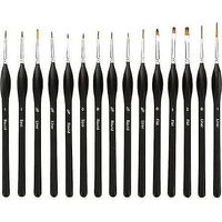 Detail Paint Brushes Set 10pcs Miniature Brushes For Fine Detailing & Art Painting - Acrylic, Watercolor,oil,models, Warhammer 40k.