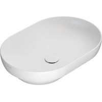 Lavabo empotrado óvalo de cerámica 60.41 Globo T-EDGE B6O61 Blanco Mate - Globo BO