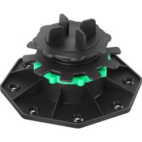 Wolketon 100X Piedini regolabili per terrazza 42-60 mm supporti per piastrelle esterne giardino balcone materiale PP durevole