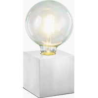 Lampe de table lampe de chevet tactile métal blanc E27 H 10 cm