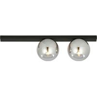 Plafonnier Emibig FIT 2 noir graphite 2xE14 dimmable