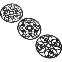 Sous-verres design modernes imperméables, résistants à la chaleur pour table de cuisine