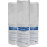 10 Mikron Antisediment Ersatzkit aus Polypropylen (3 Stücke) für 9-3 / 4 - 10 Zoll Filterhalter 2