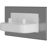 Proofvision Polished Steel In-Wall Twin Electric Toothbrush Charger - PV11P-PS-FR