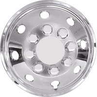 Radkappen-Set Sphärisch 38 cm Chrom Carpoint