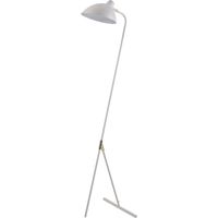 Lámpara de pie retro blanca con soporte monopie estándar Teamson Home VN-L00043-EU