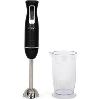 Batidora de mano con tazón - LIVOO - DOP245N - 400 W - 2 velocidades - Negro
