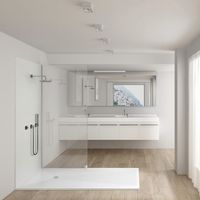 Premier Slate Stone Ultra-Slim 25mm Rectangular Shower Tray - White - 1700 x 800