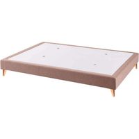 Canapé-lit fixe en bois respirant Etna hauteur 16 cm 90x190cm - Beige-Etna- (22)