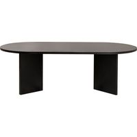 Couchtisch aus Holz "Sable" – 60 x 119 x 40 cm – Schwarzes Holz