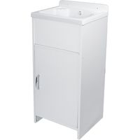 Kompaktwaschanlage aus PVC Weiss 42x34 cm mod. Rocco
