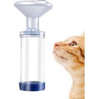 Entretoise d'inhalateur pour chat ou chien, entretoise d'inhalateur pour chat/chien Entretoise d'inhalateur portable efficace - Chambre d'inhalateur légère pour chats et chiens
