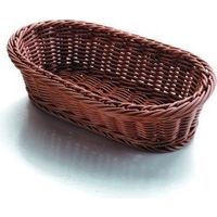 CESTA DE PAN OVAL MARRON 23X16X8 - LACOR