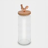 Vorratsglas aus Glas mit Holzdeckel 1500 cc Cocoricò