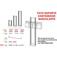 Stütze für Kippbehälter 60 cm 340000