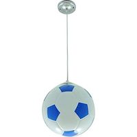 GROOFOO Lustre De Football,Lustre De La Chambre Des Enfants,éclairage Intérieur,Lustre De Personnalité Créative,Salon Salle à Manger Chambre éclairage Chaleureux 25CM (Bleu)