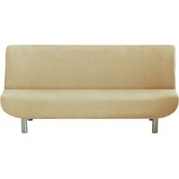 Eysa Italia Ulises Copridivano Elastico Clic Clac, Poliestere-Cotone, Beige, 180 a 200 cm/3 posti