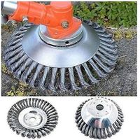 Brosse de Débroussailleuse à Gazon - Non spécifié - 200x25.4mm - Métallique - Désherbage - 0,84 kg