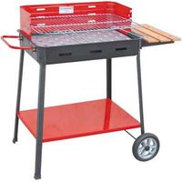 BARBECUE A CARBONELLA 'SUPERMAX' CON APPOGGIO 60x40x85h cm